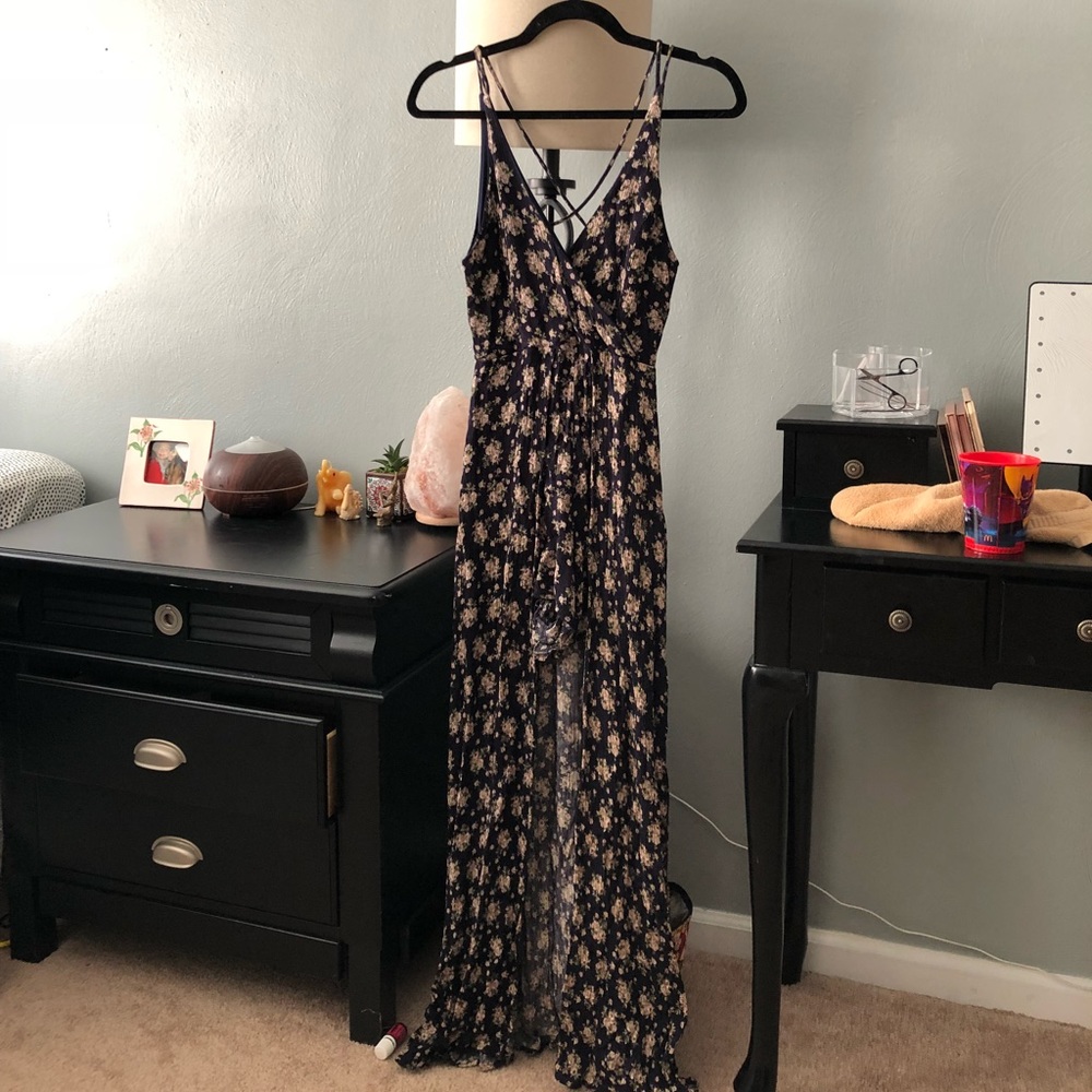 Francesca’s Navy Blue Romper